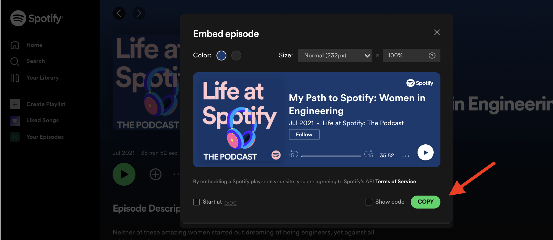 creating-an-embed-spotify-for-developers